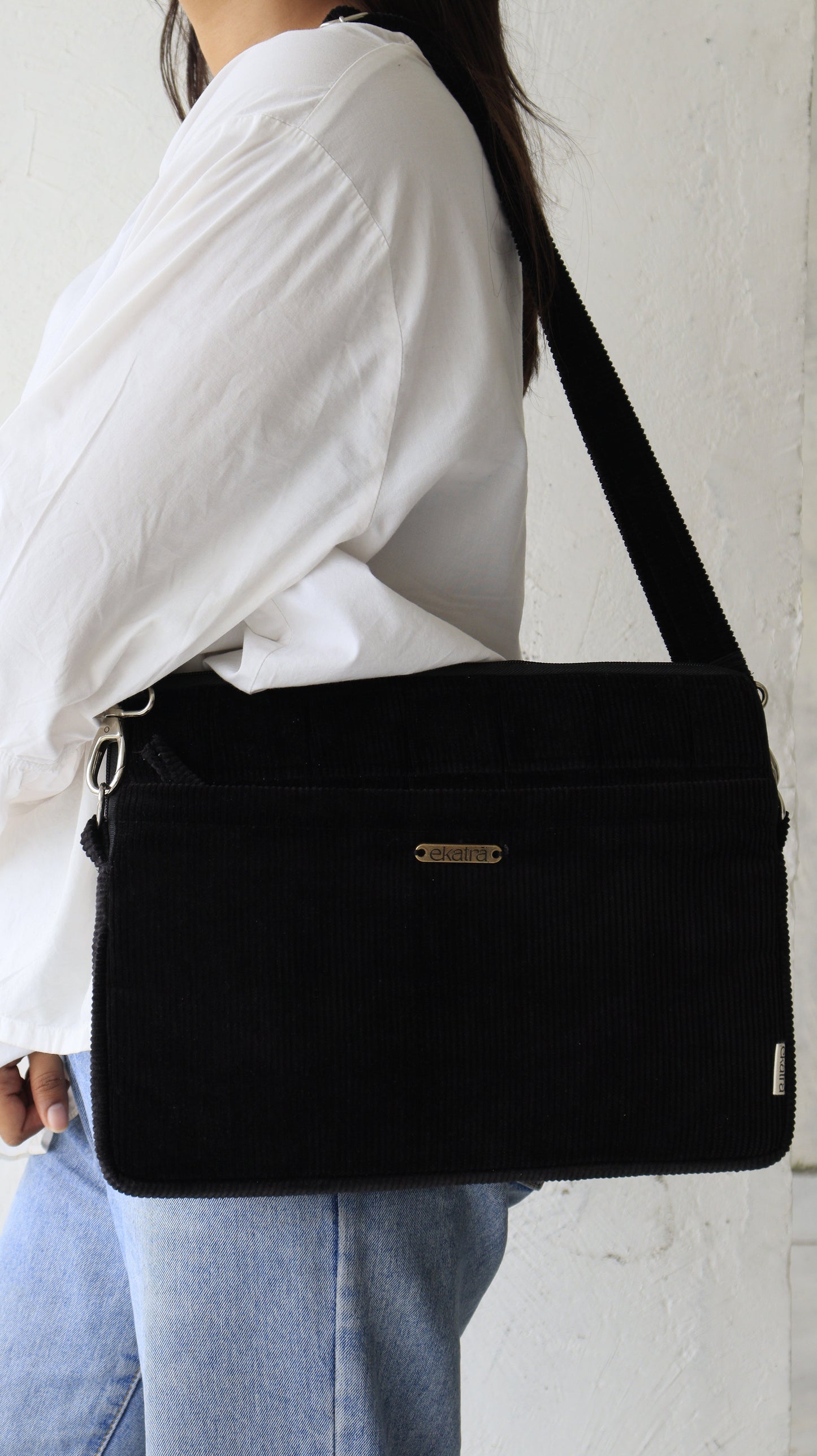 Corduroy Laptop Bag - Three Colours