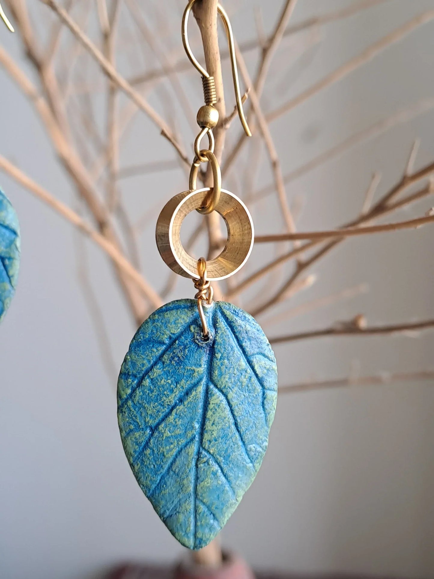 Mulberry Leaf Earring