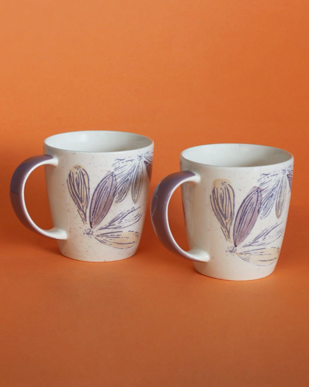 Purplicious Handpainted Ceramic Mugs - Set of 2 - The Wishing Chair