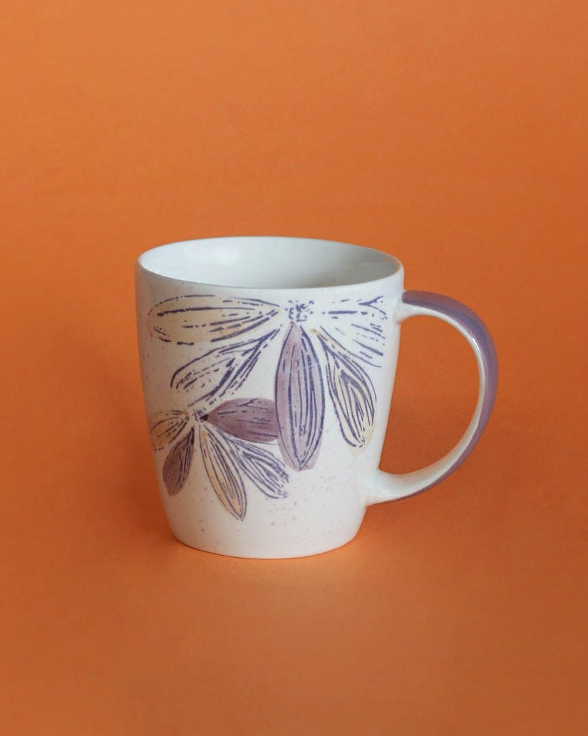 Purplicious Handpainted Ceramic Mugs - Set of 2 - The Wishing Chair