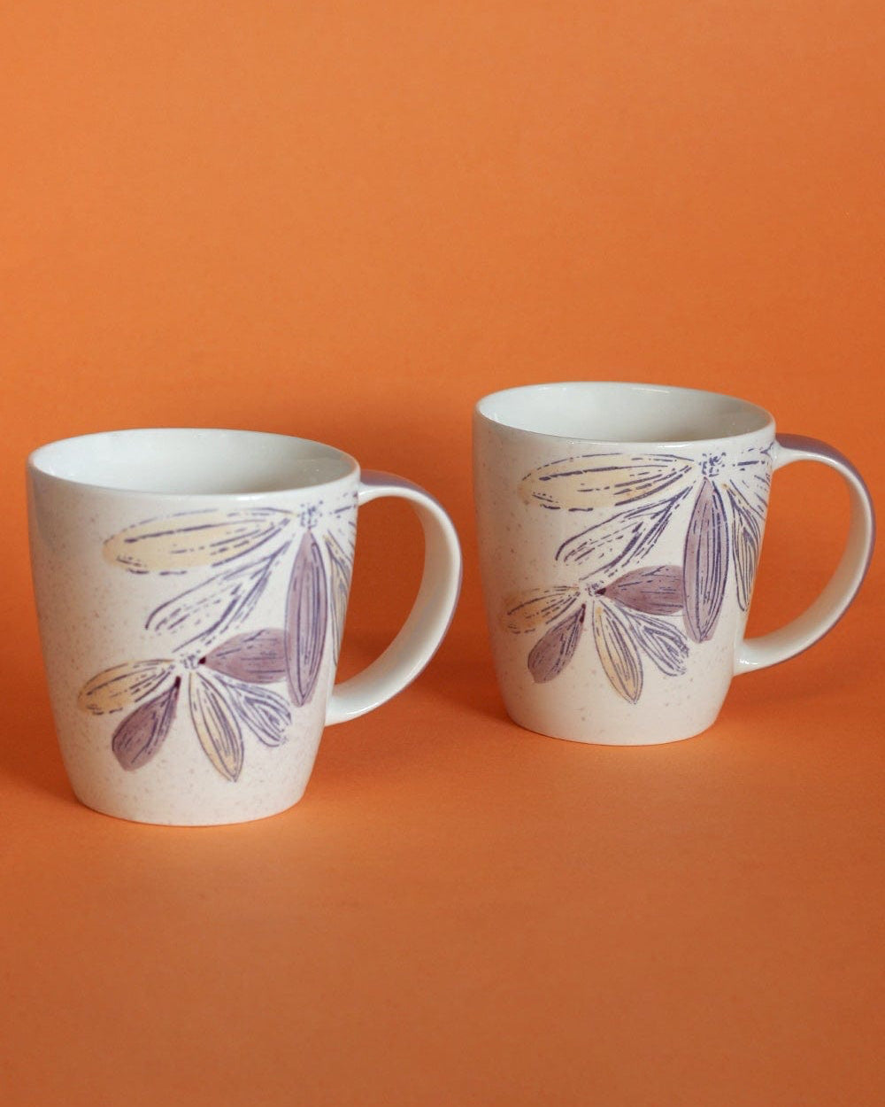 Purplicious Handpainted Ceramic Mugs - Set of 2 - The Wishing Chair