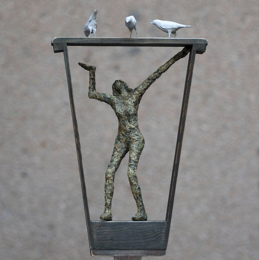 Papier-mache Sculpture-'Companionship'