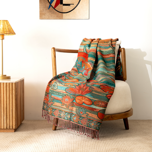 Wings Of Eternity Throw Green 125cm x 175cm