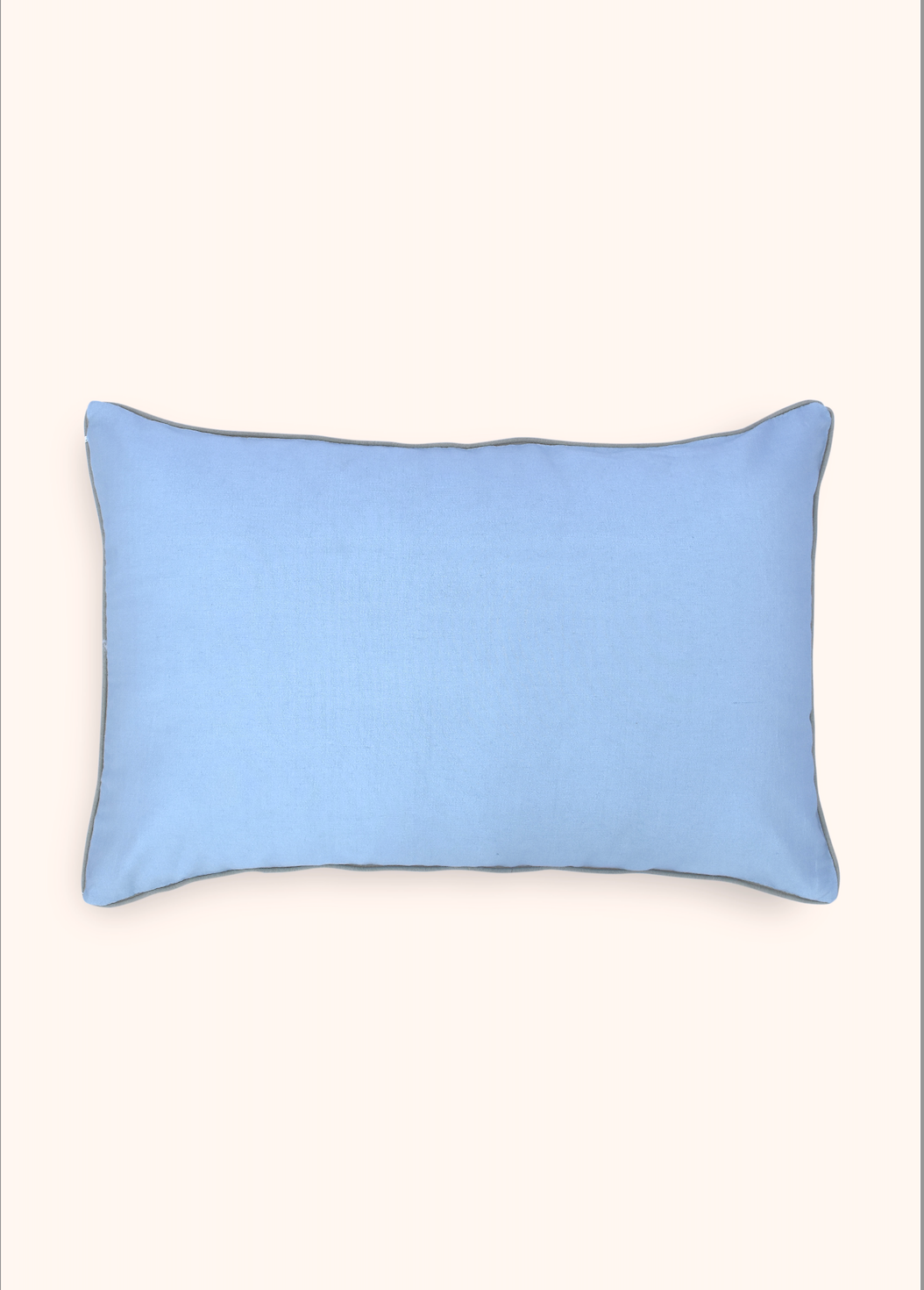 Handwoven Floral Printed Cushion Cover - Morris Inspired