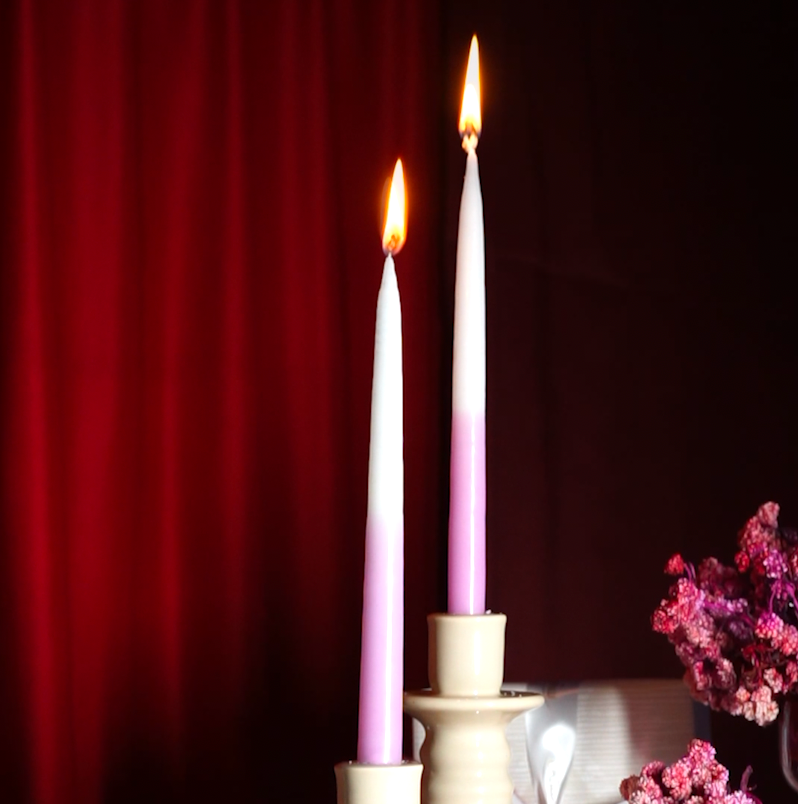 Ombré Hand-dipped Taper Candles