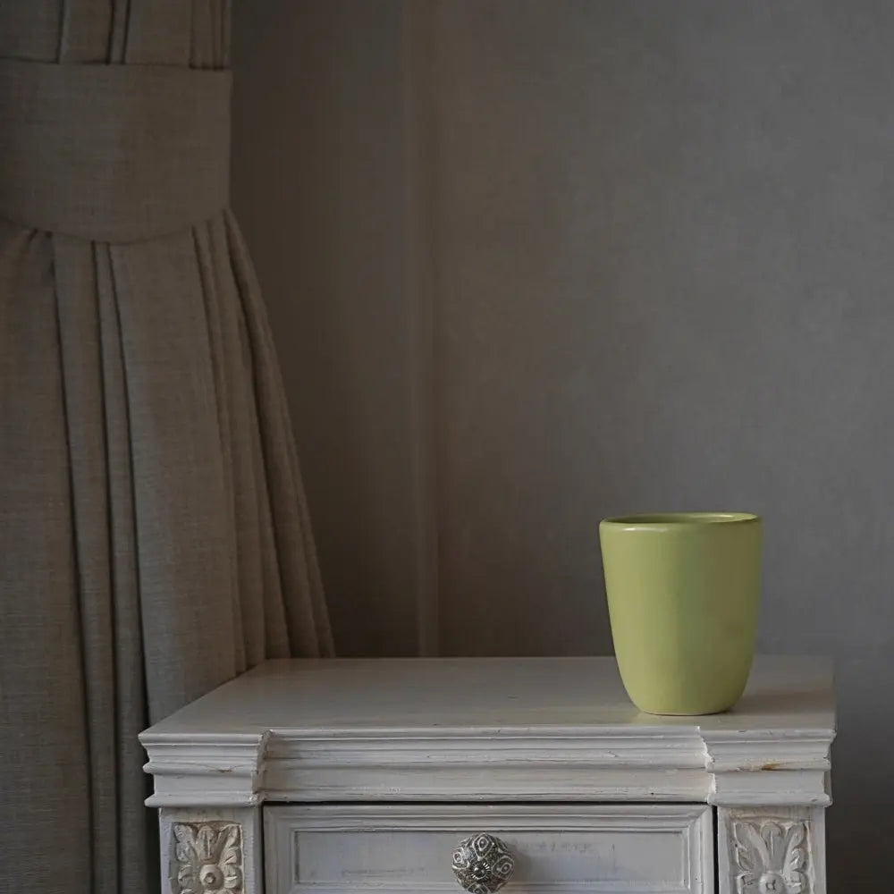 Stoneware Cool Green Planter - Medium