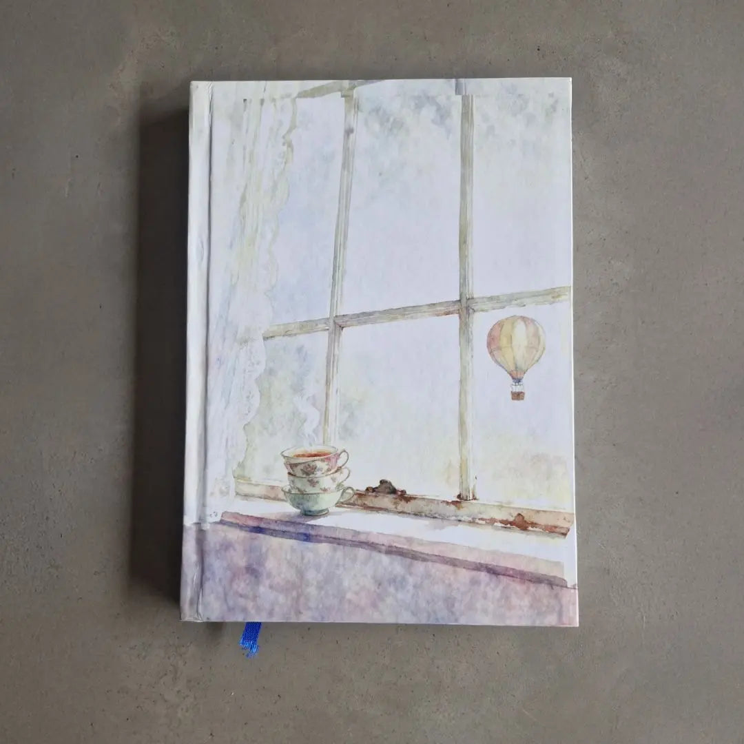Hardbound Notebook - A5, 192 Plain Maplitho Pages, Watercolor Cover