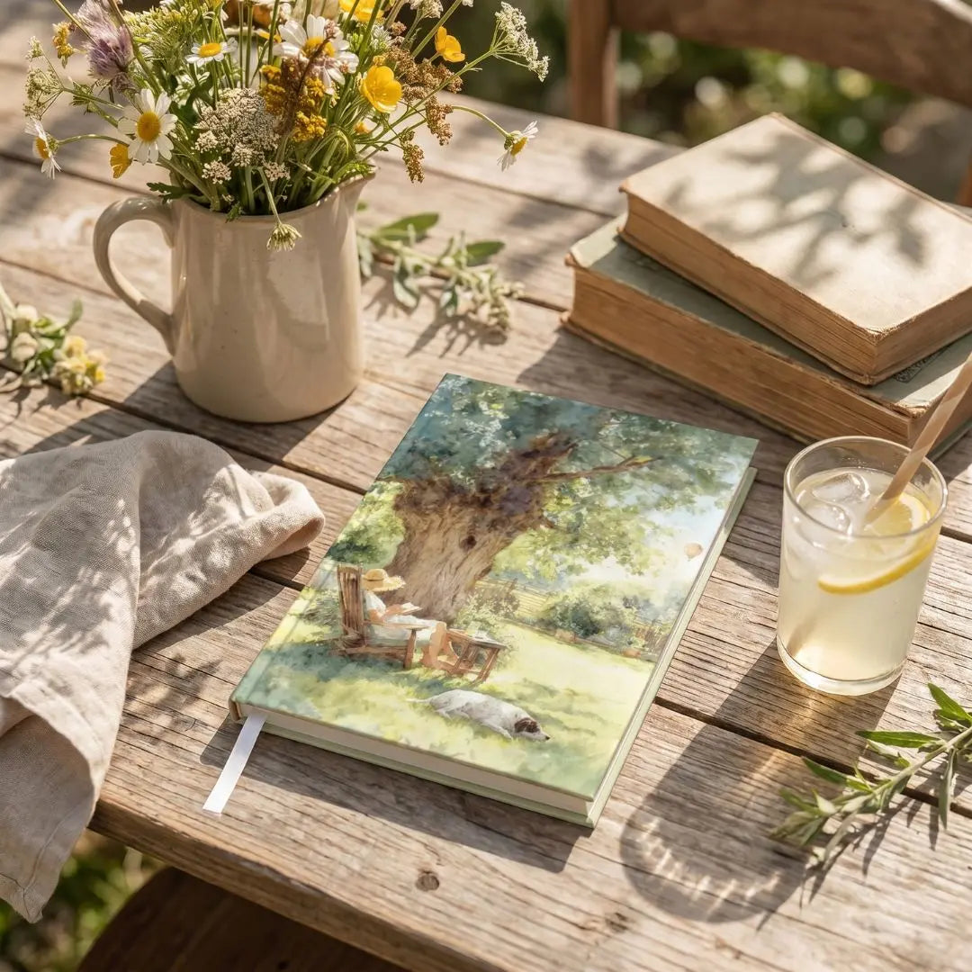Hardbound Notebook - A5, 192 Plain Pages