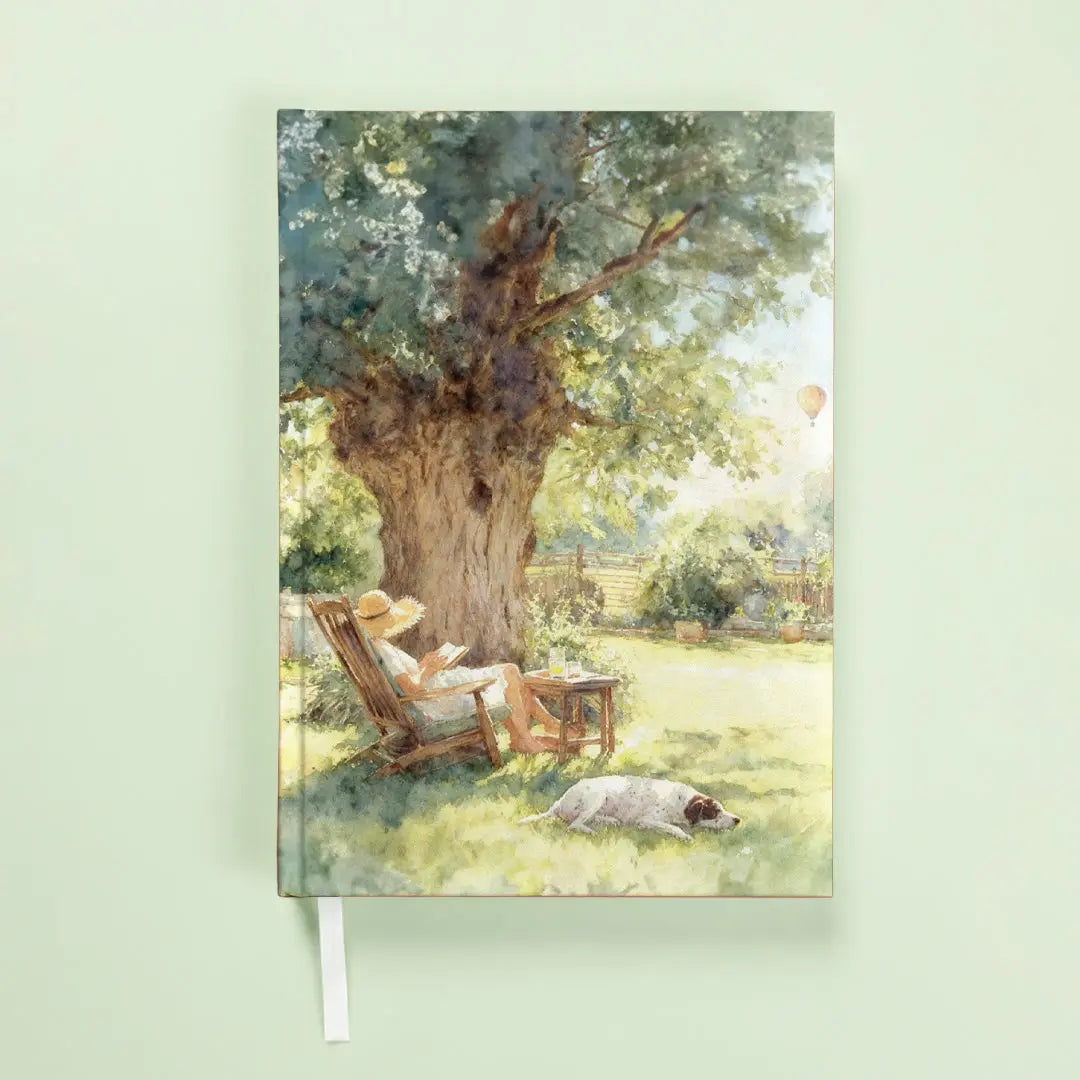 Hardbound Notebook - A5, 192 Plain Pages