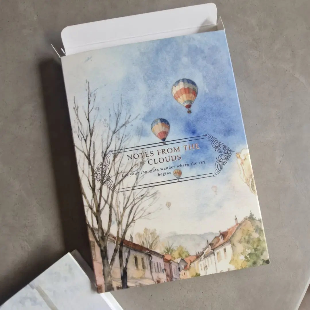 Hardbound Notebook - A5, 192 Plain Pages, Illustrated