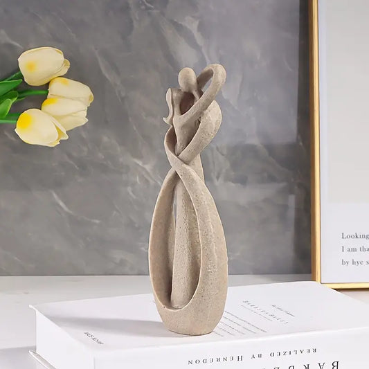 Couple Figurine Ornament - Sandstone Embrace - Valentine's Gift