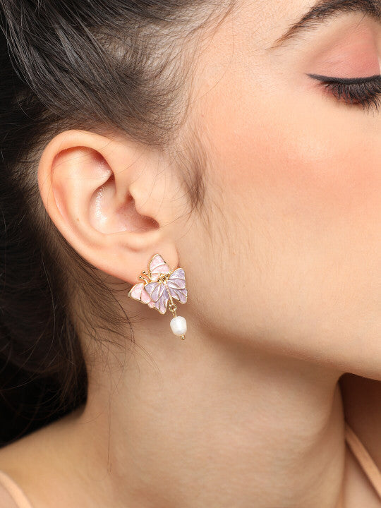 Pearl Embellished Studs – Elegant Earwear – Gold-Plated – Retail Assortment