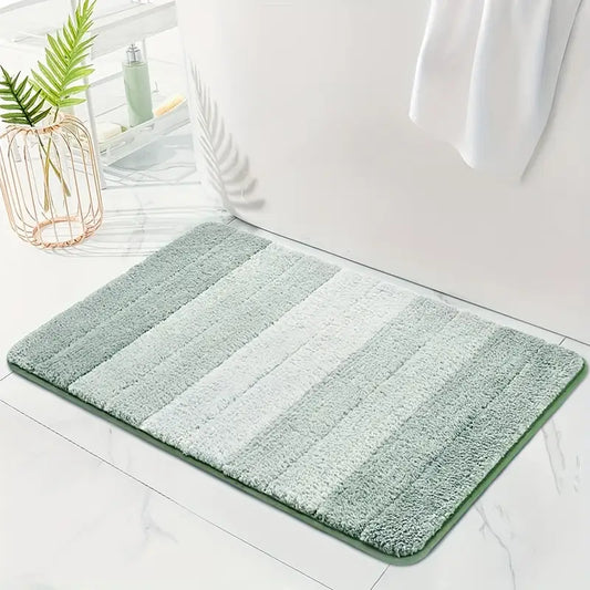 Luxury Microfiber Bath Mat - Non Slip, Absorbent, Quick Dry
