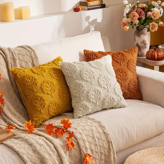 Squirrel Pillow Covers 45x45cm - Fall Home Decor Cushion Cases