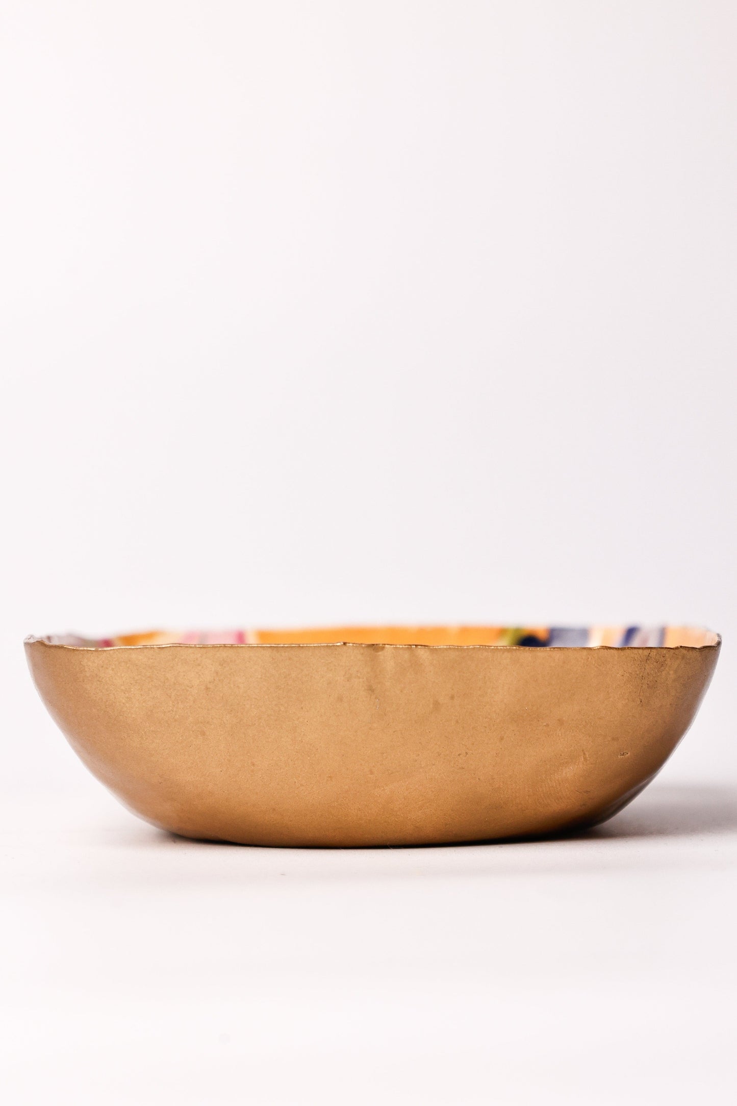 Bloom Room Metal Nut Bowl - Yellow