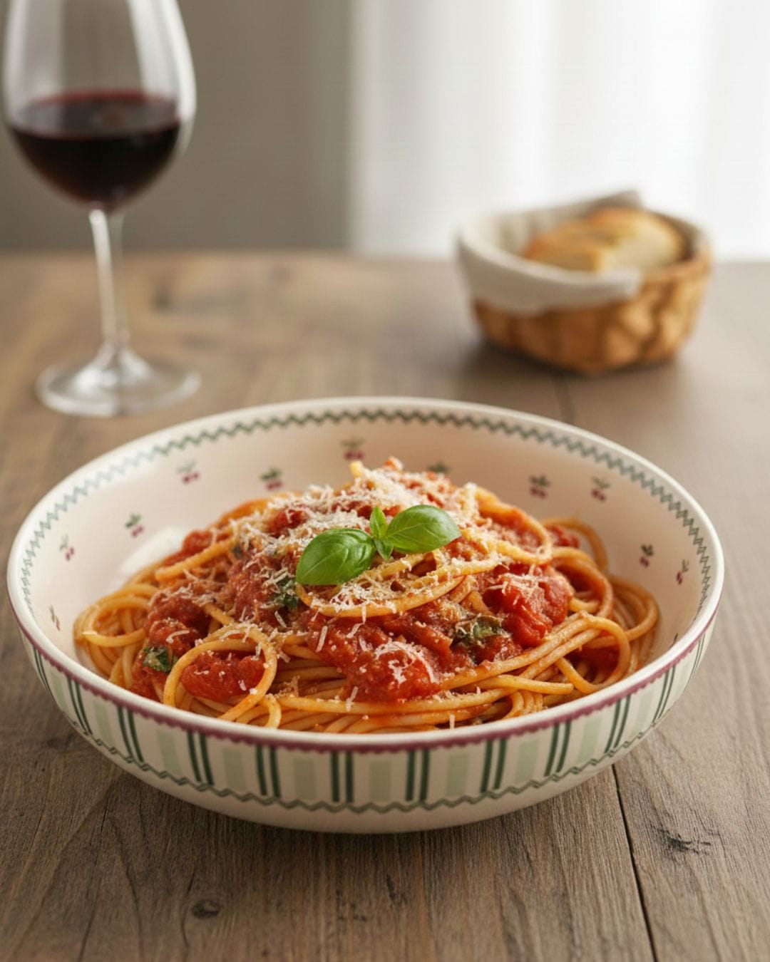 Bloomsberry Ceramic Pasta Bowl 18.5 cm