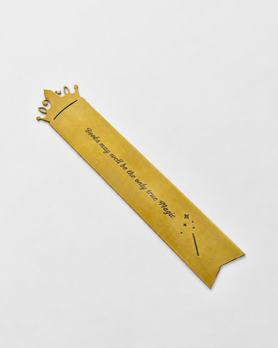 Bookmark | Metal Crown Engraved | 15x3cm