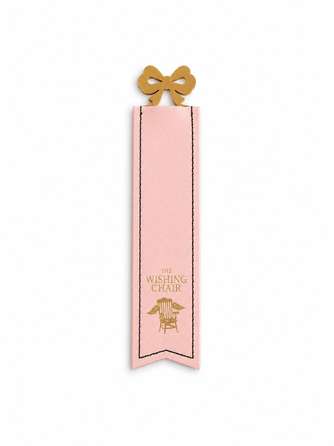 Bookmark | Metal Bow-shaped Engraved | 15x3cm, Brushed Gold