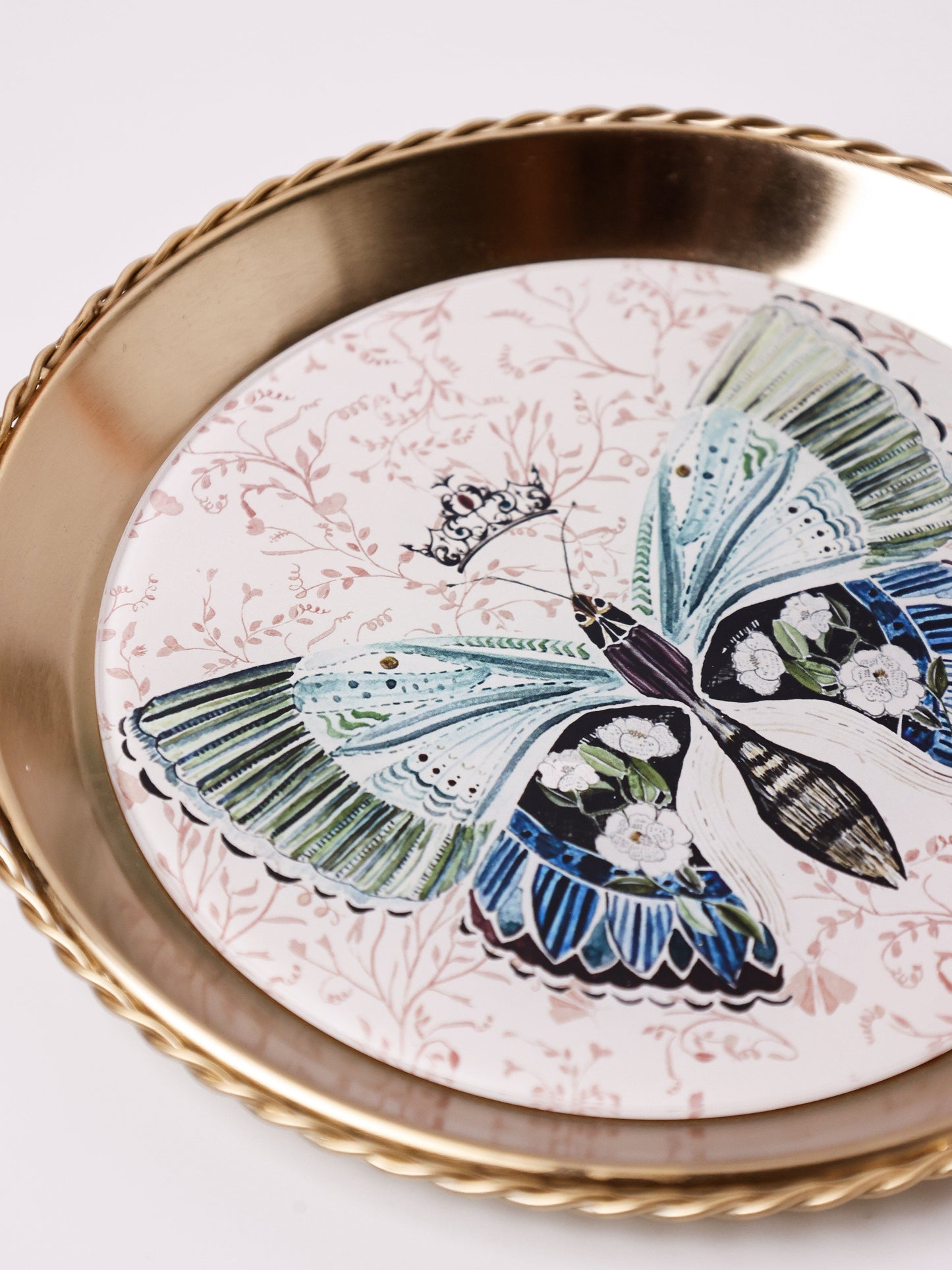 Butterfly Metal Wall Plate