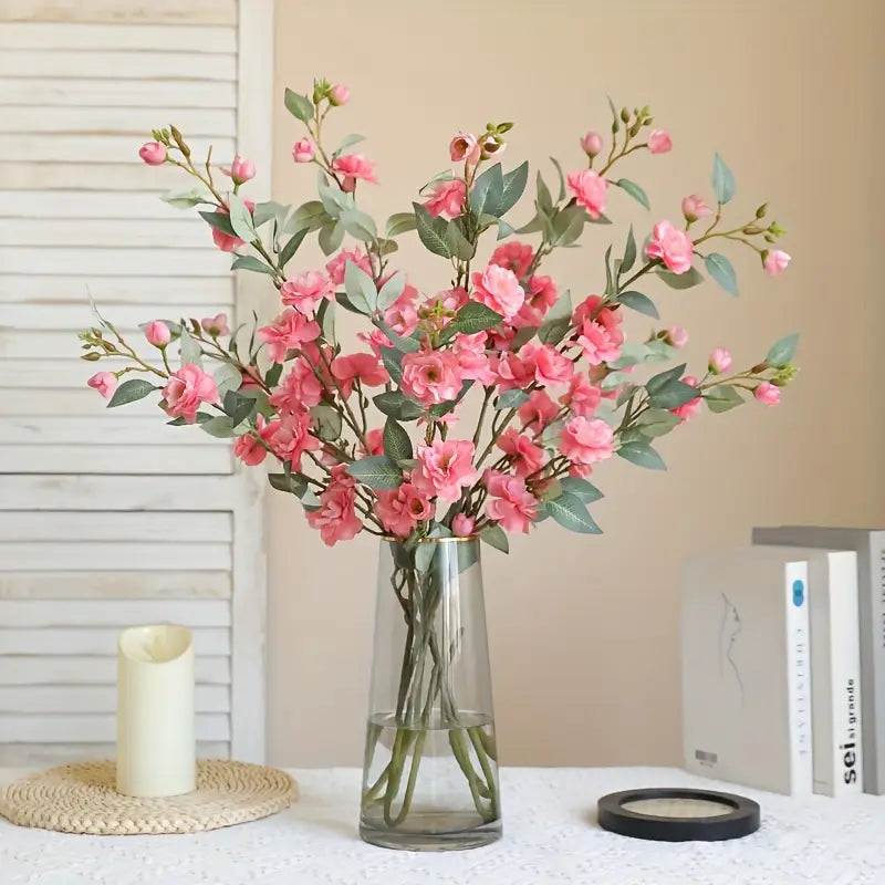 Silk Camellia Flower Branches - Wedding Home Decor