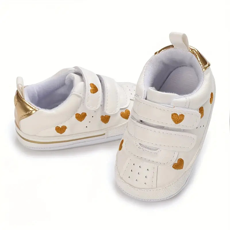 Lightweight Baby Girl Sneakers | Non-Slip Indoor & Outdoor Walking Shoes