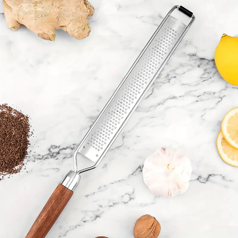 1PC Lemon Zester & Cheese Grater – Stainless Steel Manual Kitchen Tool
