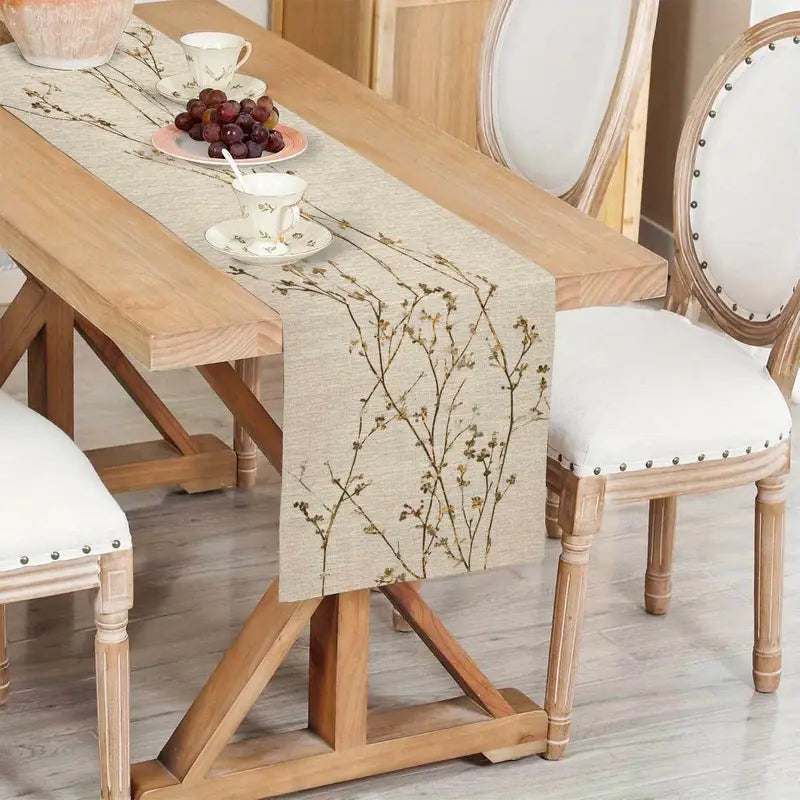 Brown Twig Table Runner - Rustic Dining and Coffee Table Decor