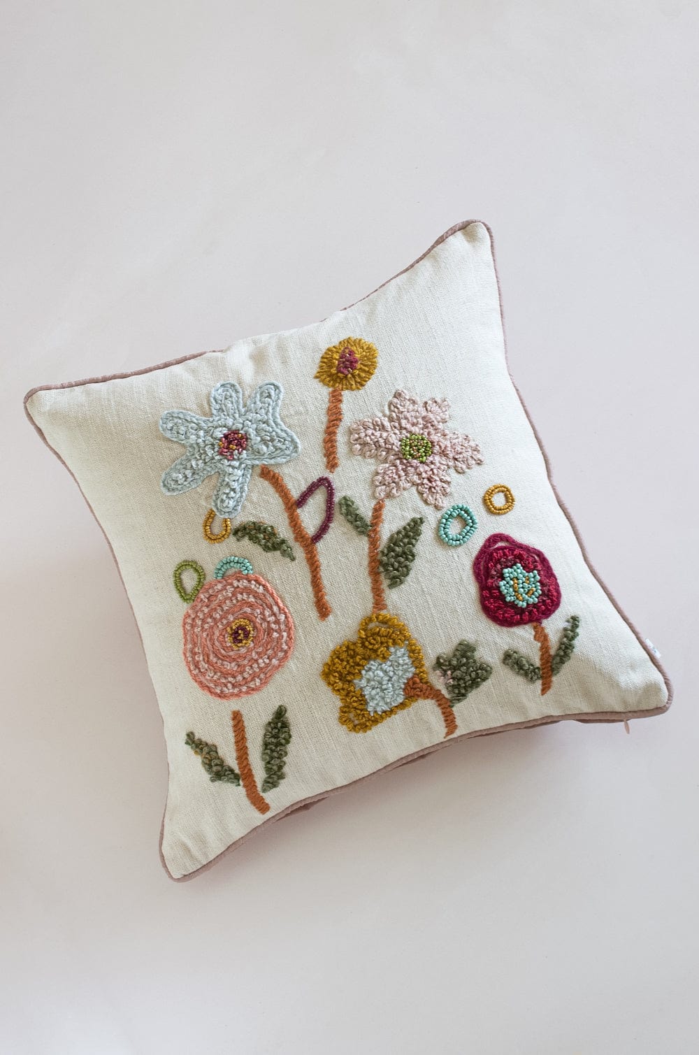 Jemima Embroidered Cushion Cover