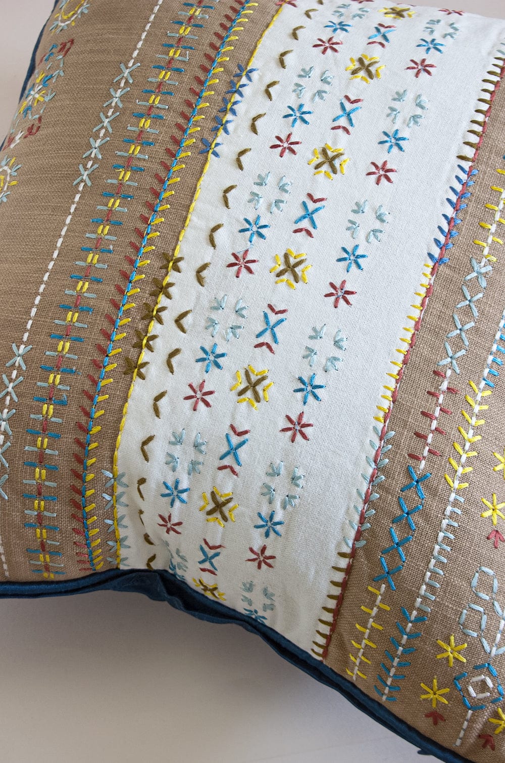 Solana Embroidered Cushion Cover