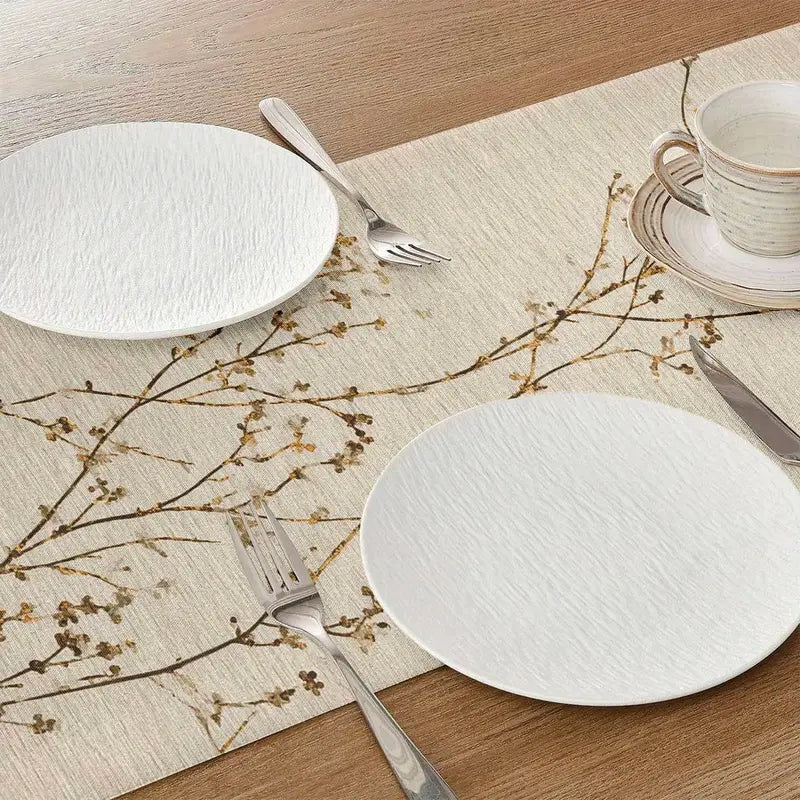 Brown Twig Table Runner - Rustic Dining and Coffee Table Decor