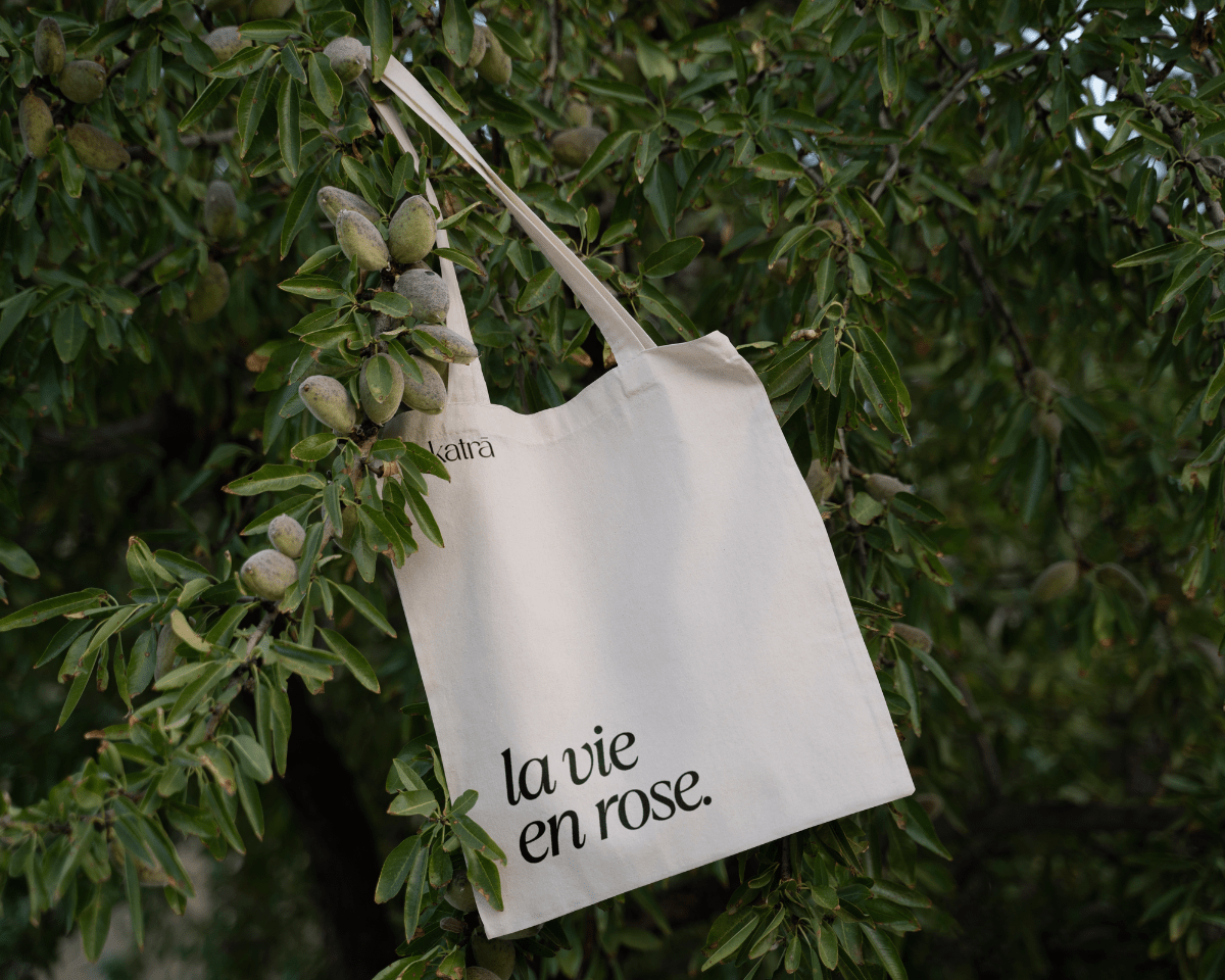 Woven Cotton Tote Bag - Playful Slogans