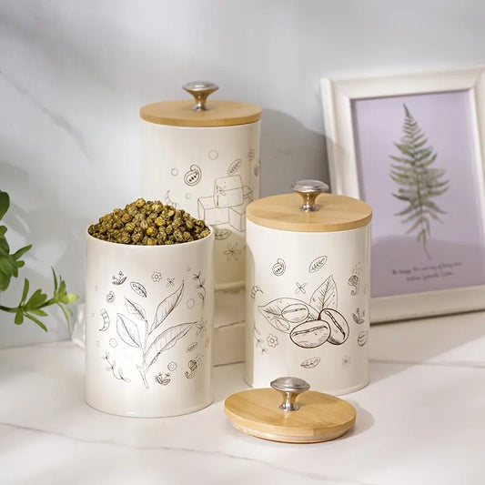 3-Pc Leakproof Food Storage Containers - Airtight Kitchen Canisters