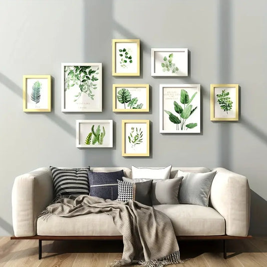 9-Piece Picture Frame Set - Gallery Wall Decor Art Prints