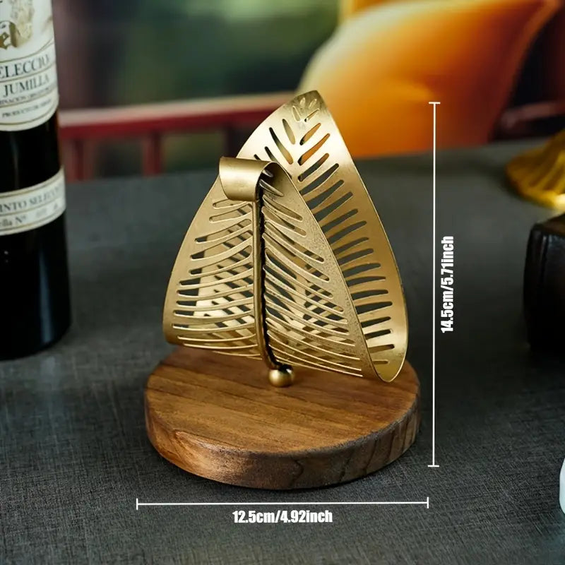 Shaped Napkin Holder - Elegant Tissue Stand Tabletop Decor