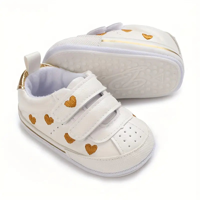 Lightweight Baby Girl Sneakers | Non-Slip Indoor & Outdoor Walking Shoes
