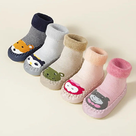 Anti-Slip Cartoon Floor Socks | Early Walking Socks for Toddlers