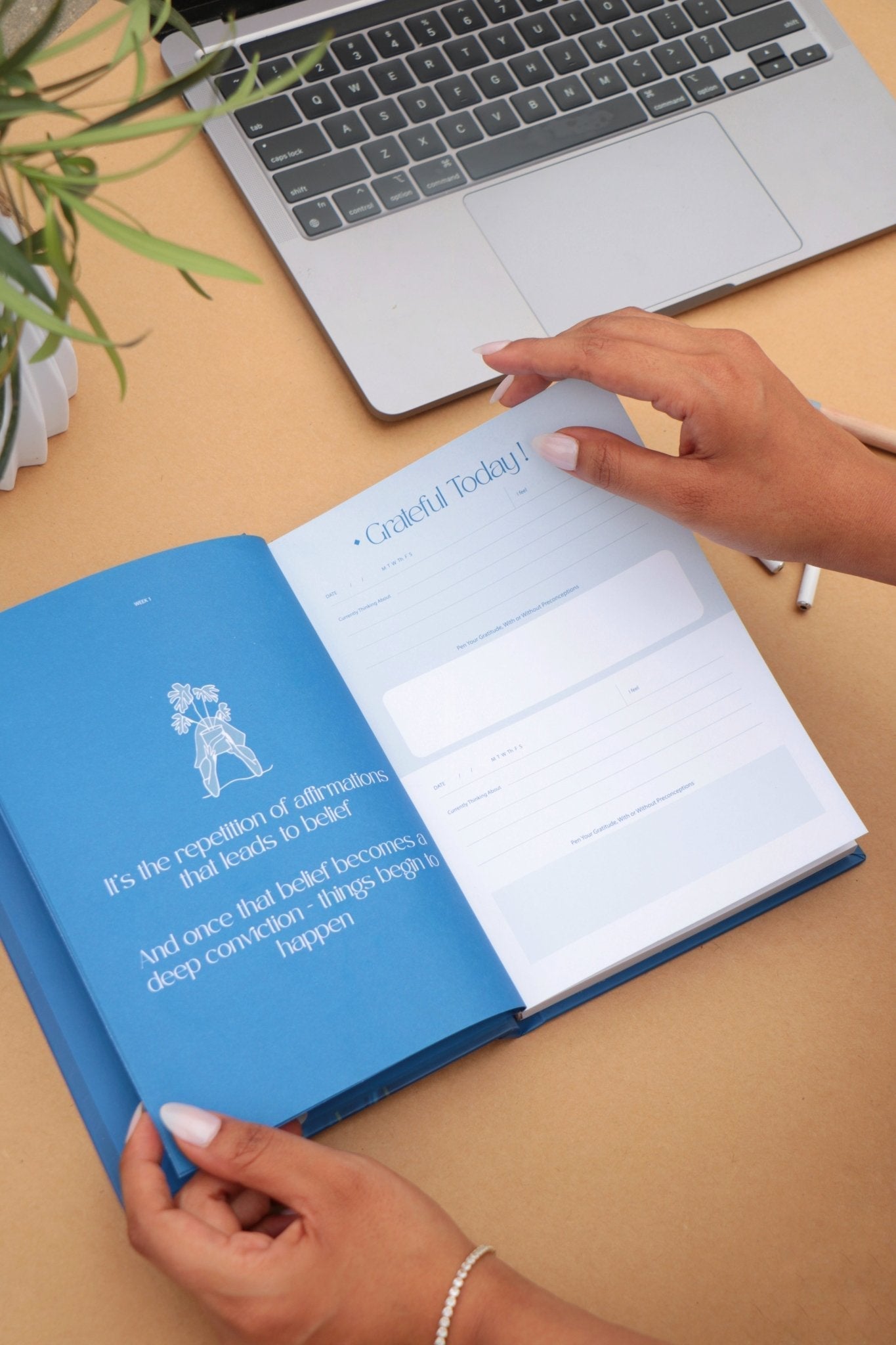 Hardcover Gratitude Journal - For Mindful Living