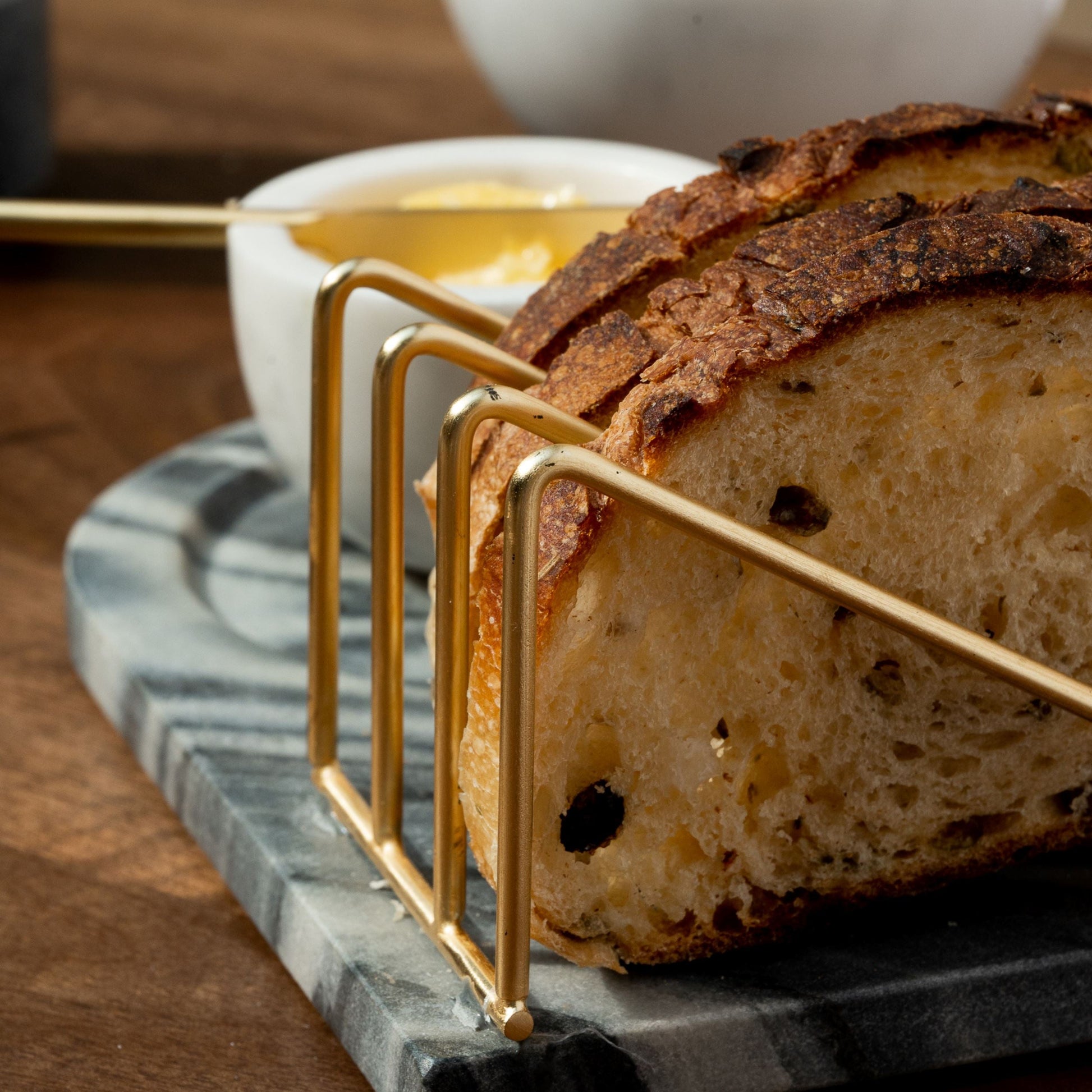 Grey marble Breakfast Tray Muun Home