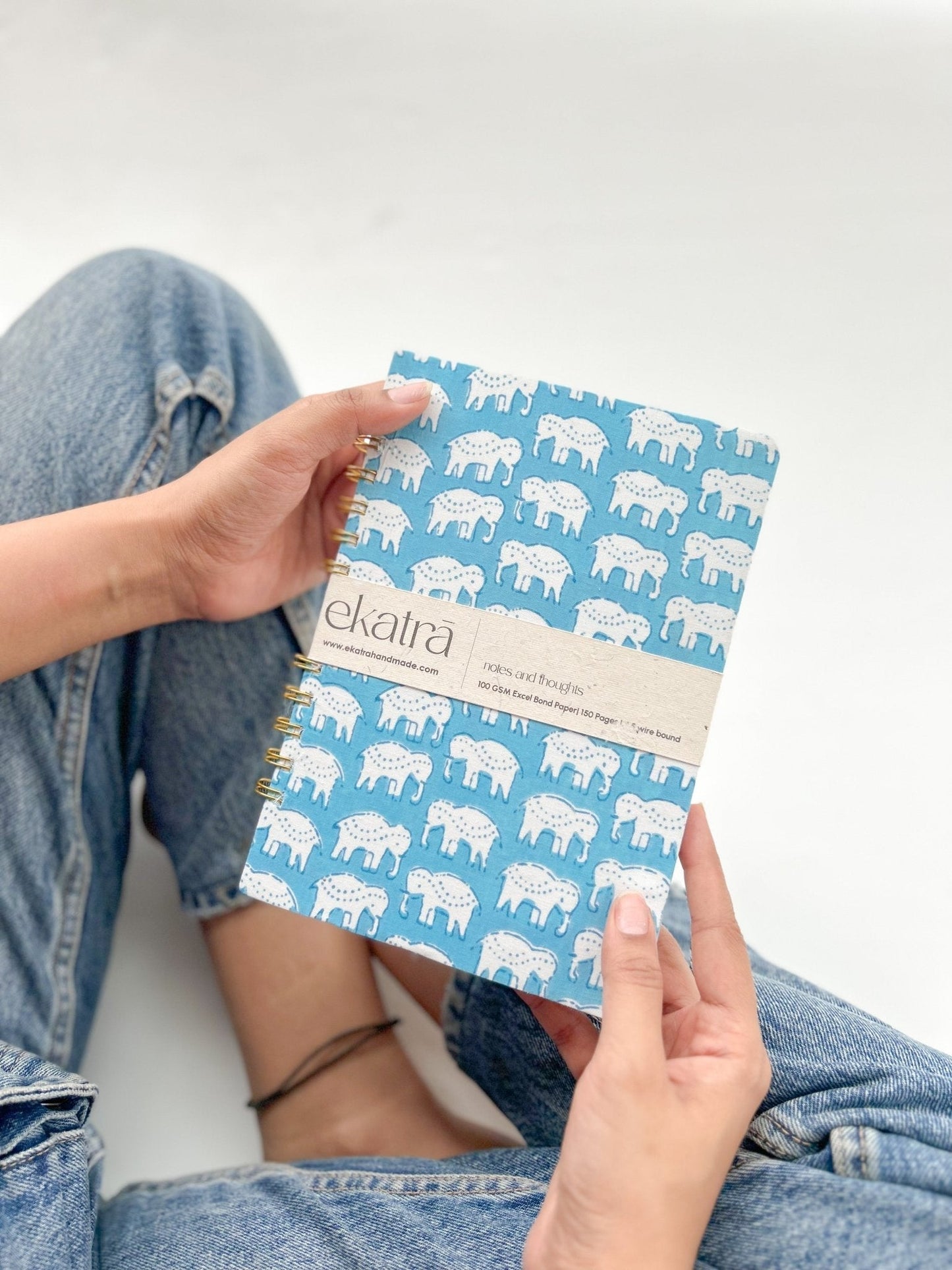 Wire-Bound Journal - Handcrafted, A5 Ruled, 100 GSM Sustainable