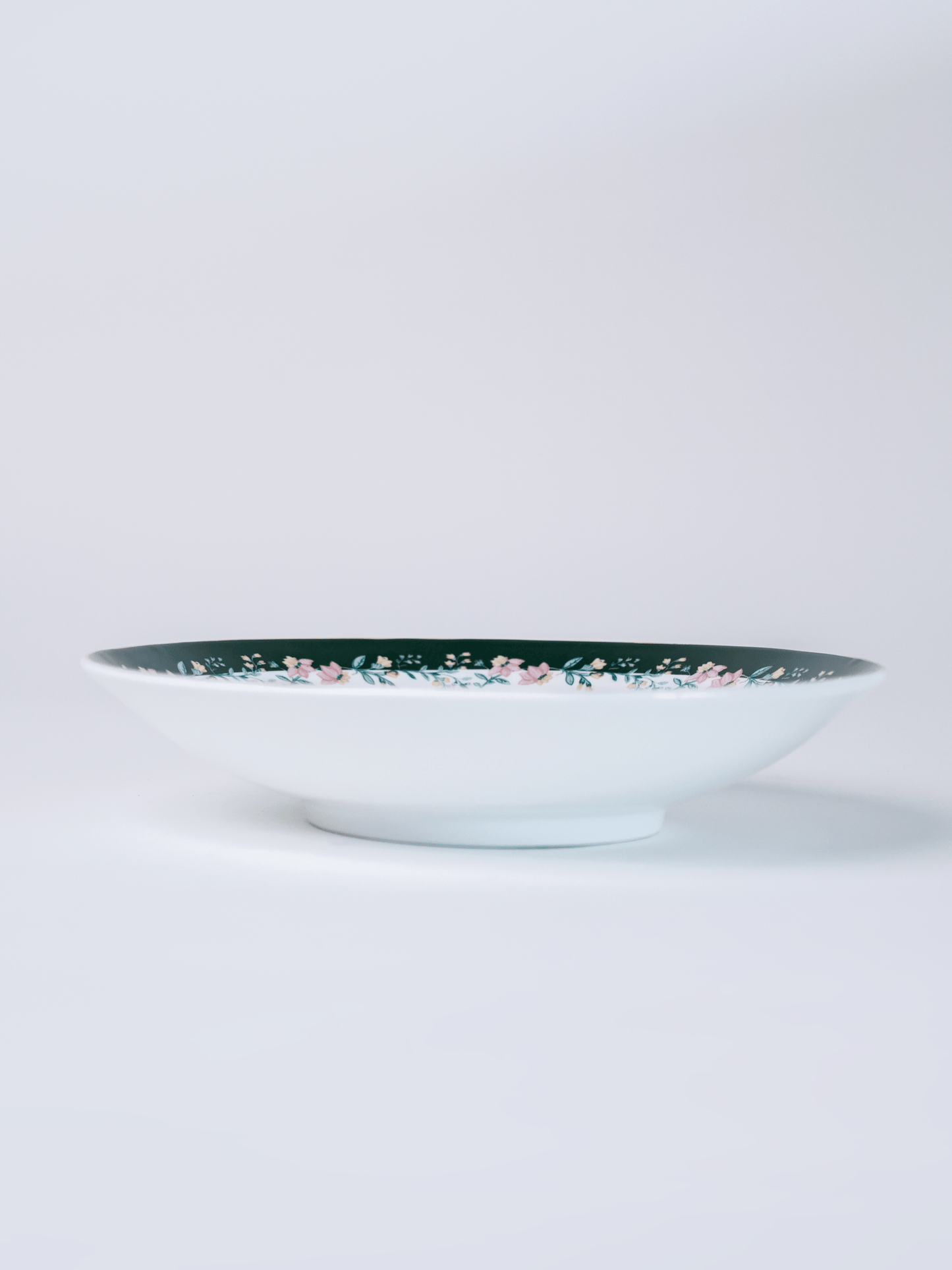 Magique by The Wishing Chair - Emerald Ribbon Fine China Ceramic Collection - Pasta Plates - Set of 2