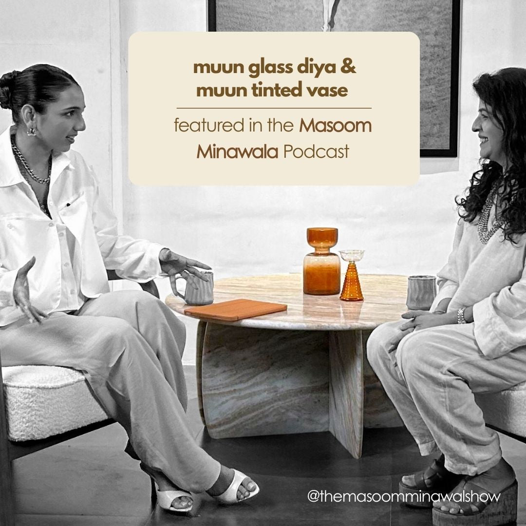Glass Diya Candle Holder - Tall, Tea Light