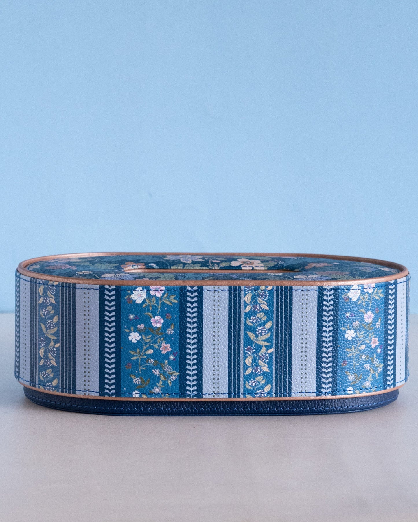 Midnight Meadow Vegan Leather Tissue Box
