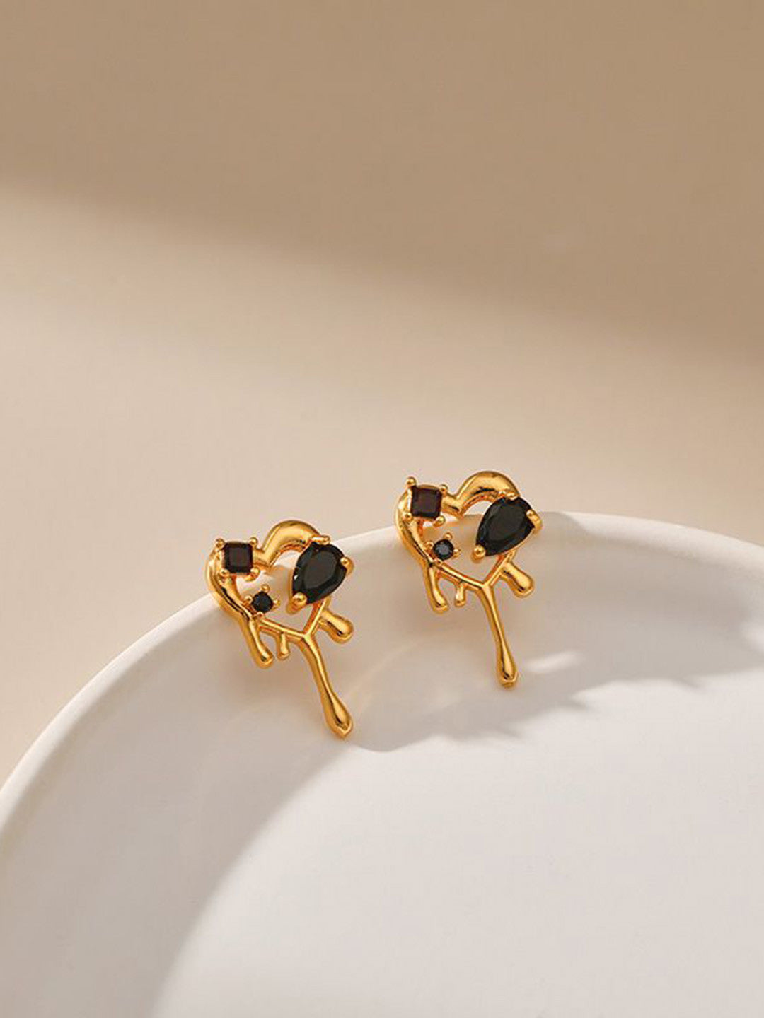 Contemporary Studs – Fashion Earrings – Multicoloured Alloy – Retail Assortment