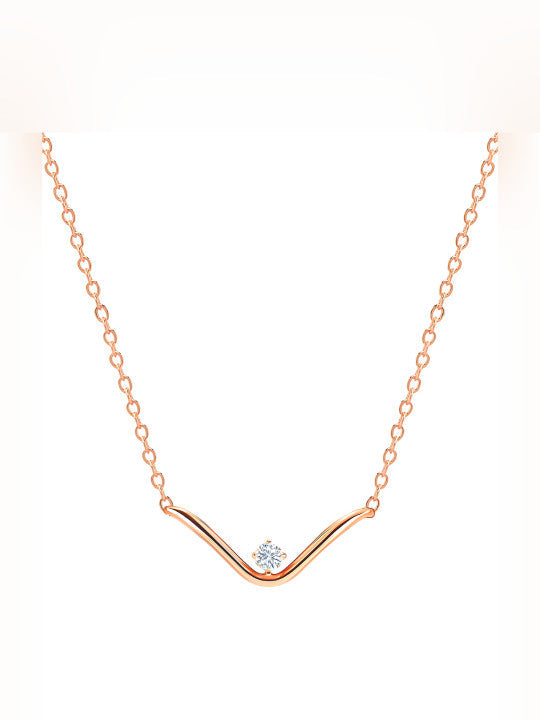 Decorative Chain – Neck Adornment – Brass with Simulated Gem Accents – Warm Metallic Sheen