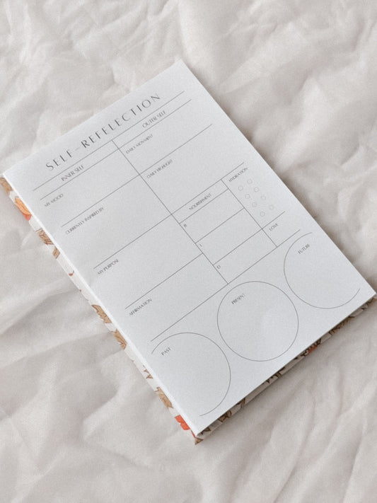 Writing Pad For Self Reflection - Mental Wellbeing Focus