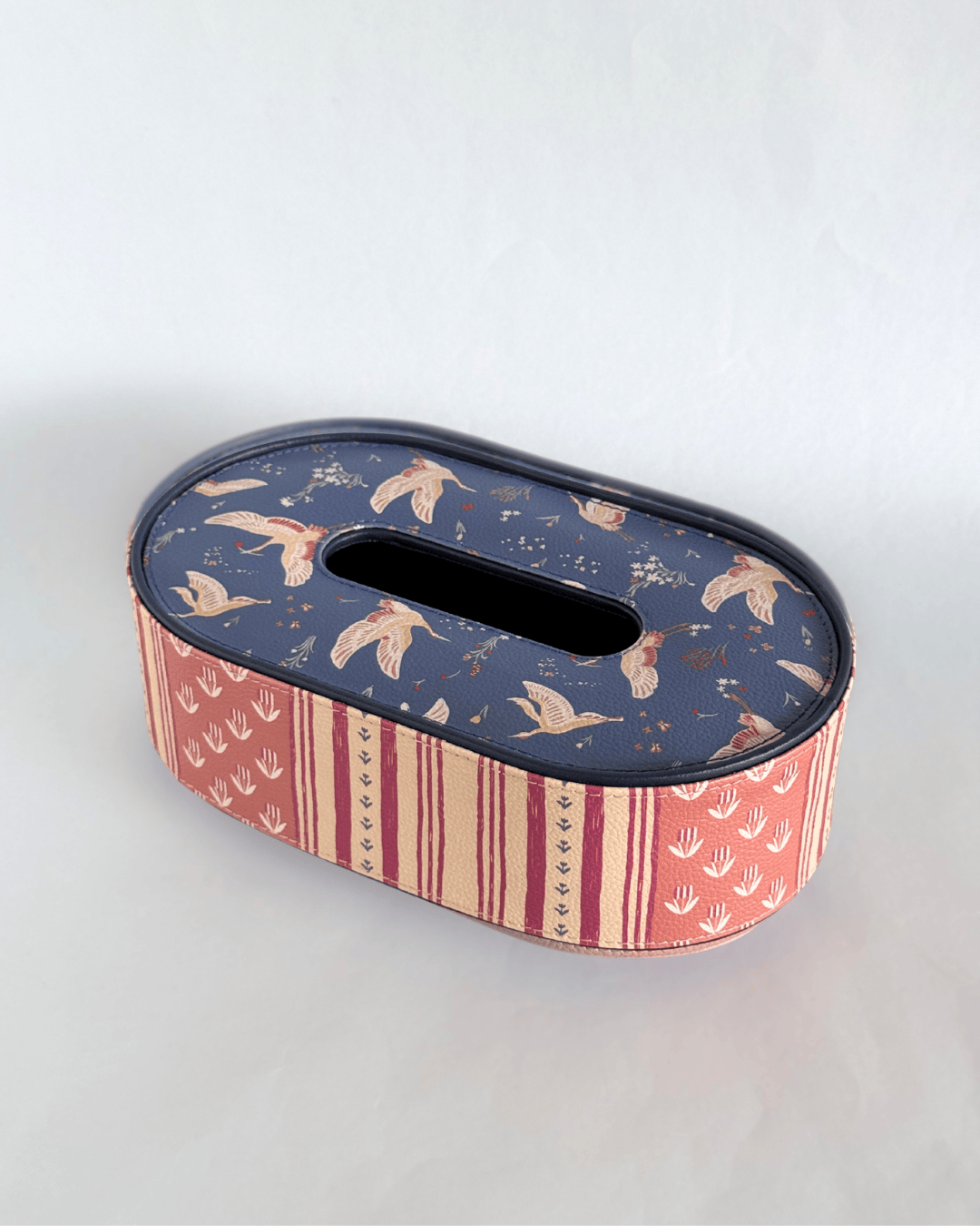 Storage Airborne Vegan Leather Tissue Box