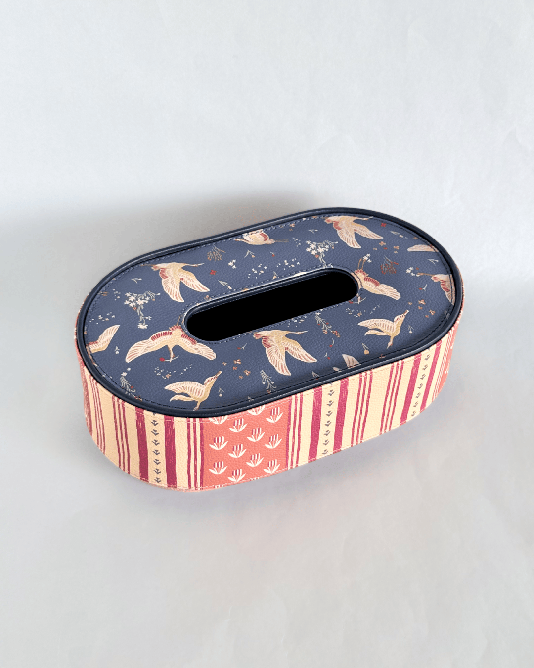Storage Airborne Vegan Leather Tissue Box