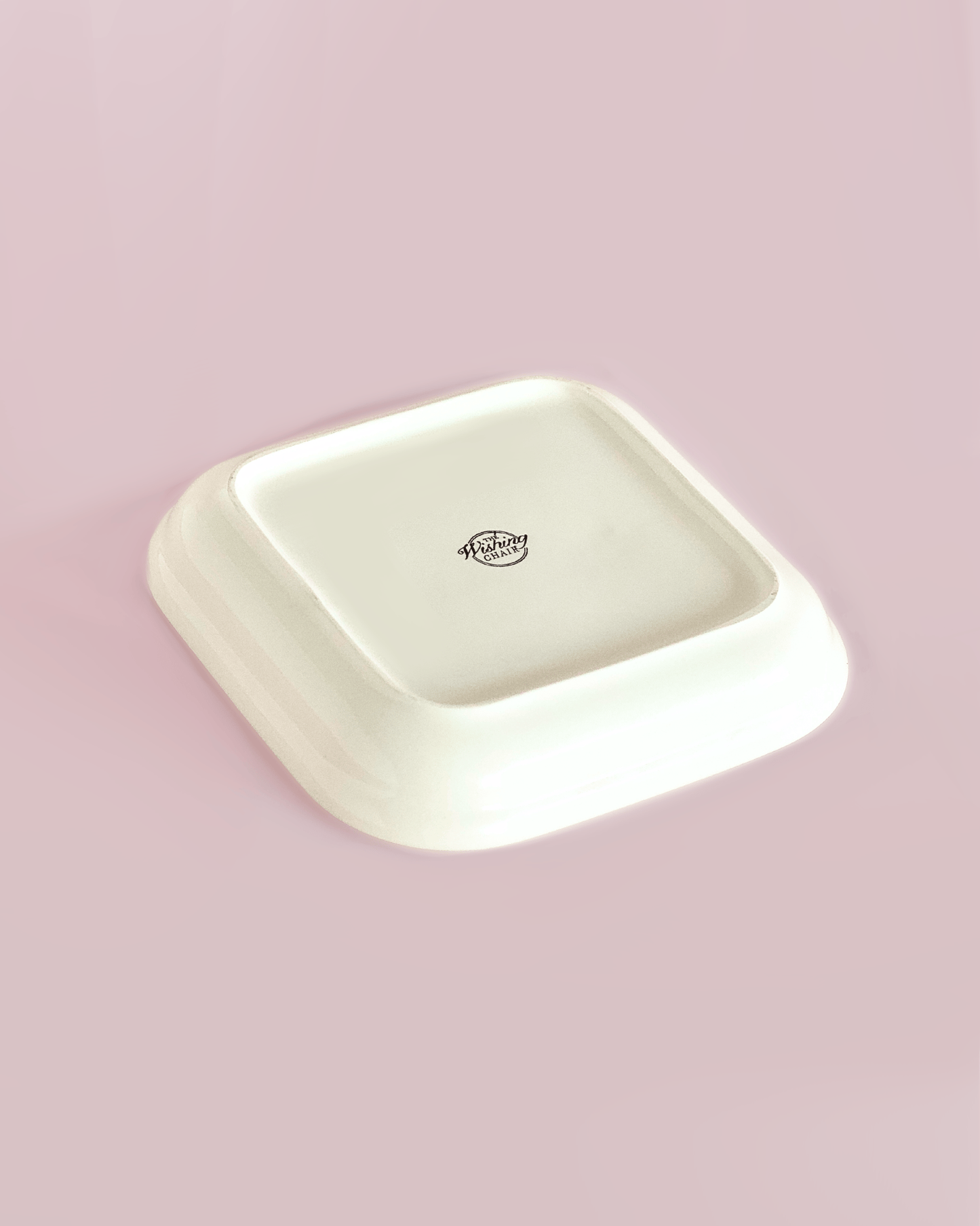 Sundrop Handpainted Ceramic Square Snack Plate 15.5cm