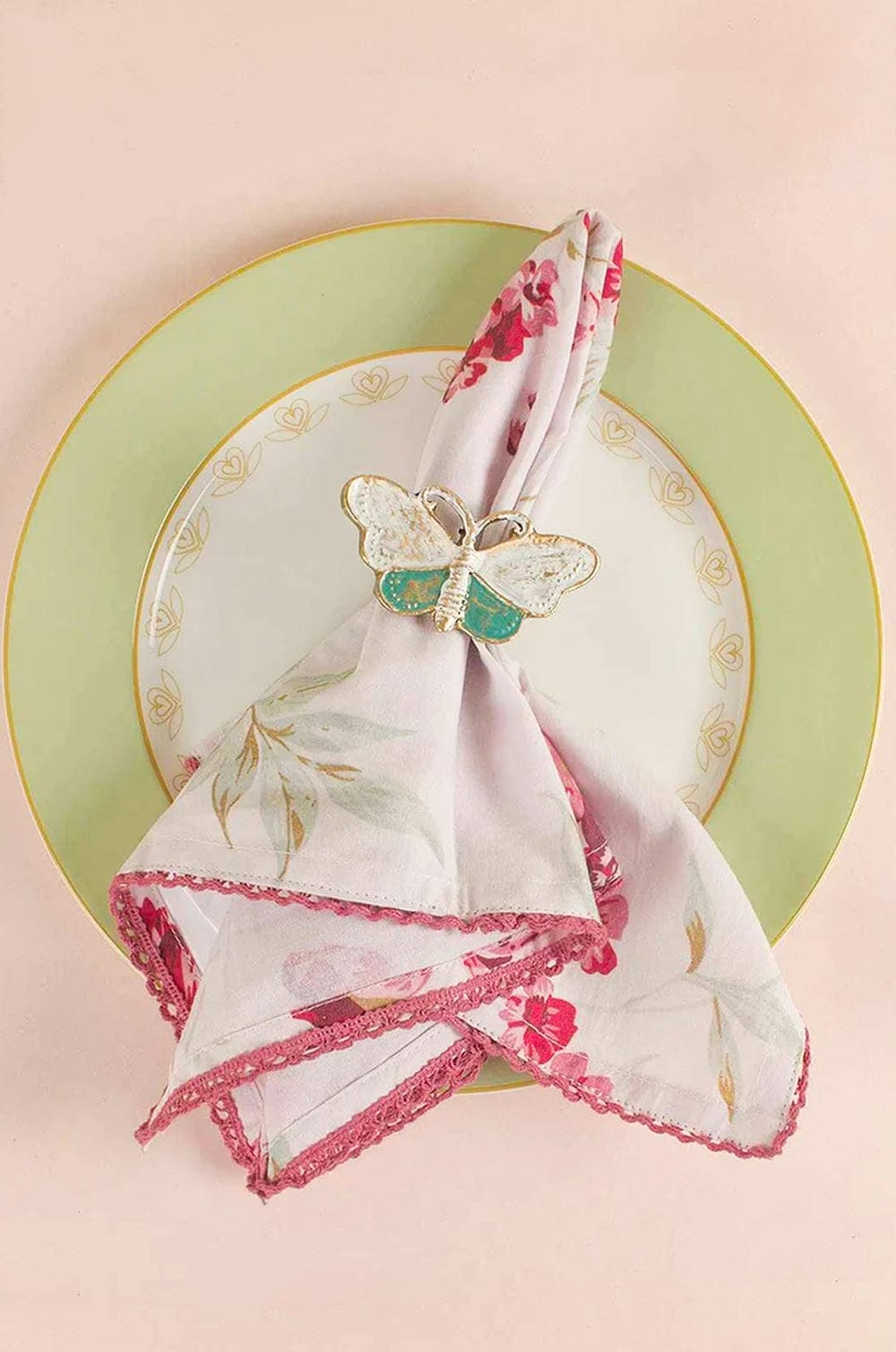 Batty The Butterfly Napkin Ring - Set of 6