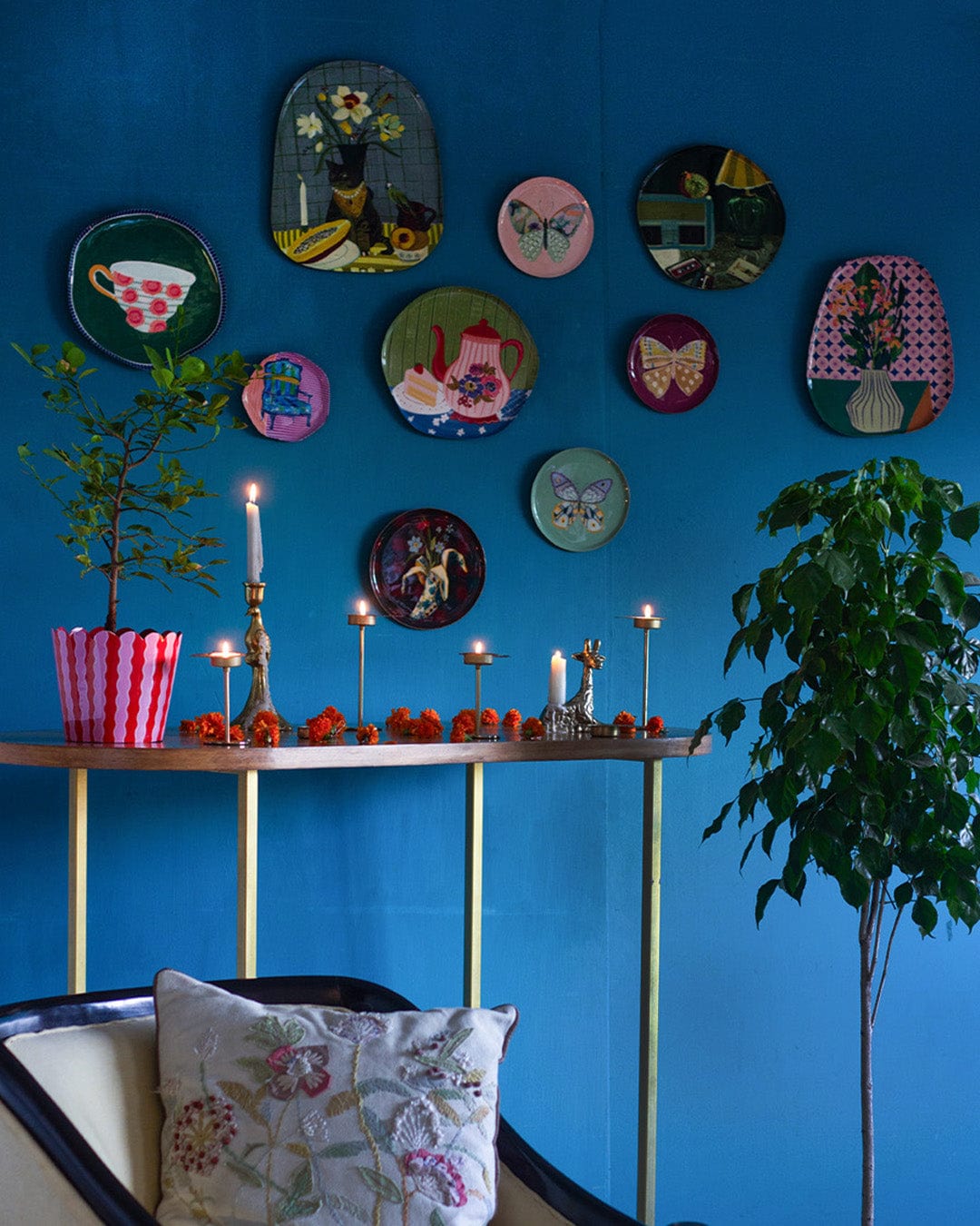 Retro Beat Metal Wall Plate